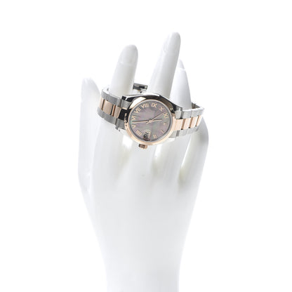 Rolex Stainless Steel 18K Everose Gold Black Mother of Pearl 31mm Oyster Perpetual Datejust Watch 178241 2 of 7
