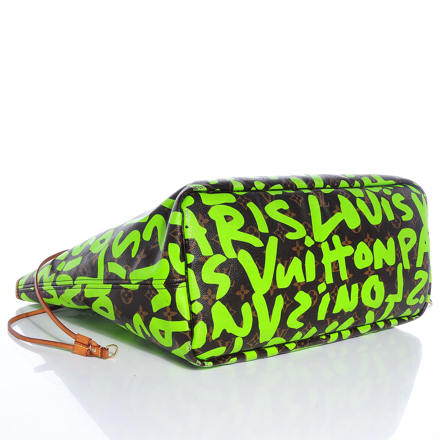 Louis Vuitton Monogram Graffiti Neverfull GM Green 4 of 8