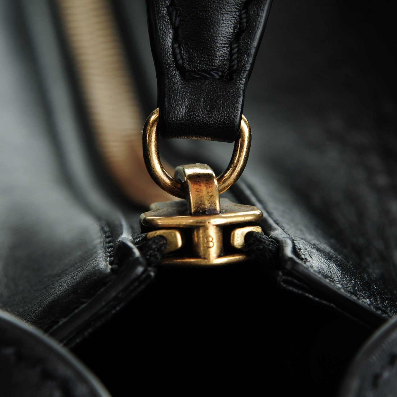 Celine Smooth Calfskin Mini Luggage Black 8 of 10