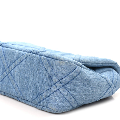 Chanel Denim Quilted Medium Chanel 19 Flap Blue 10 of 10