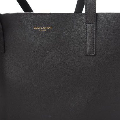 Saint Laurent Calfskin Large Shopping Tote Coal 15 of 15