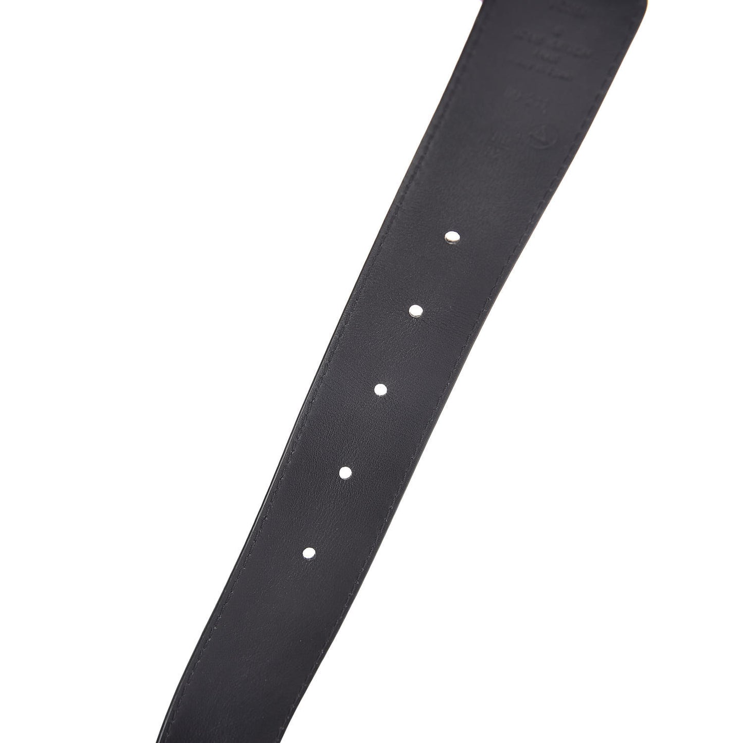 Monogram Blossom 35mm LV Twist Belt 80 32 Black