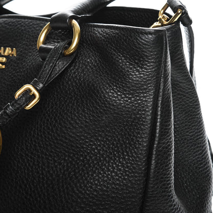 Prada Vitello Daino Tote Nero Black 13 of 13