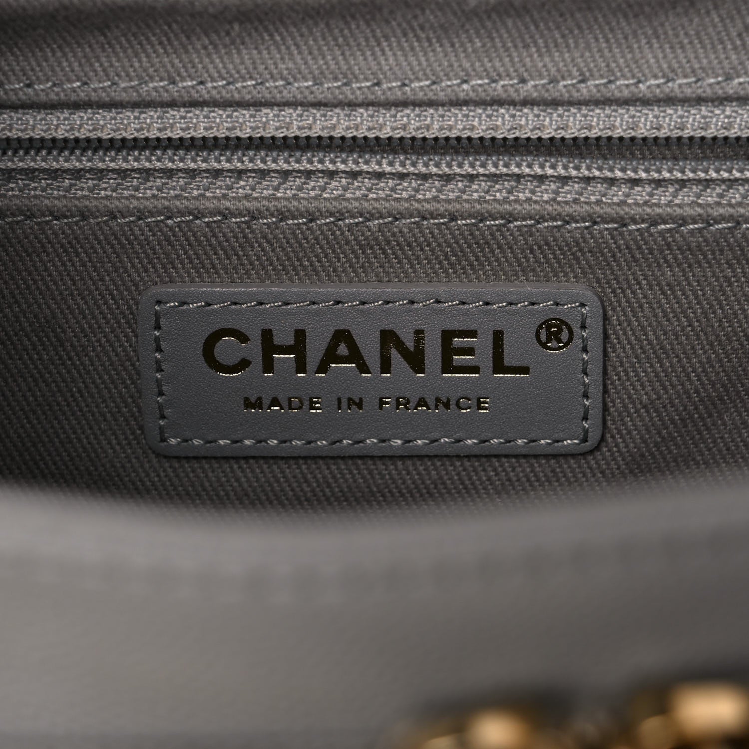 Chanel Caviar Quilted Medium Business Affinity Flap Grey 6 of 12