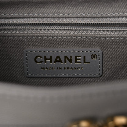 Chanel Caviar Quilted Medium Business Affinity Flap Grey 6 of 12
