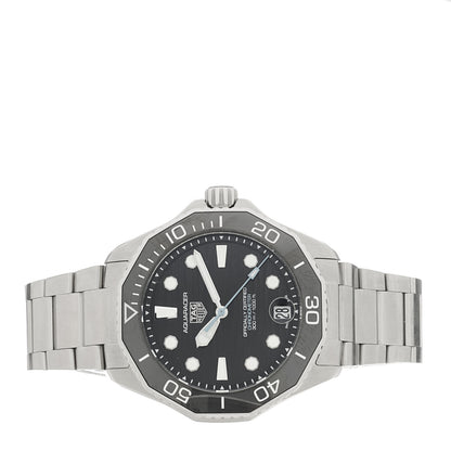 Tag Heuer Stainless Steel 42mm Aquaracer Professional 300 Automatic Watch Black WBP5110 2 of 5
