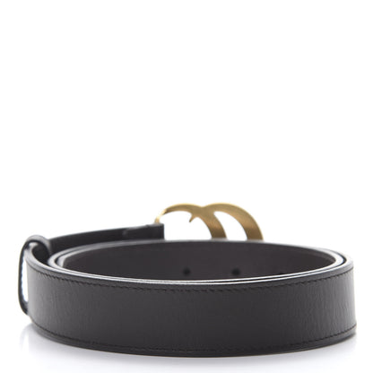 Gucci Moon Calfskin Double G 30mm Belt 85 34 Dark Cocoa 2 of 7
