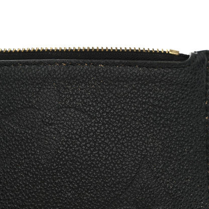 Louis Vuitton Empreinte Monogram Giant Neverfull MM Pochette Black 12 of 16