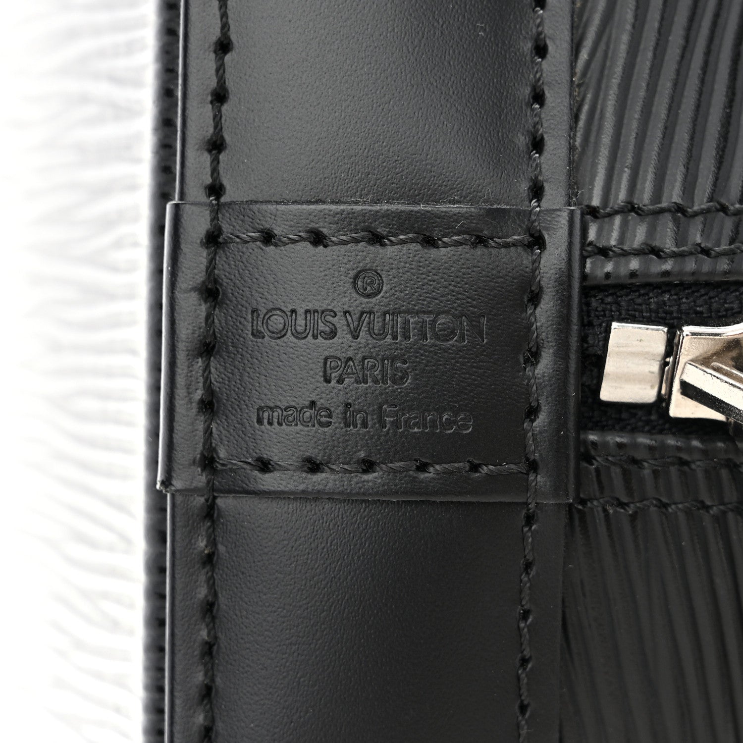 Louis Vuitton Epi Alma PM Black 6 of 10