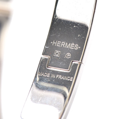 Hermes Matte Enamel Narrow Clic Clac HH Bracelet GM Bleu Nuit 4 of 4