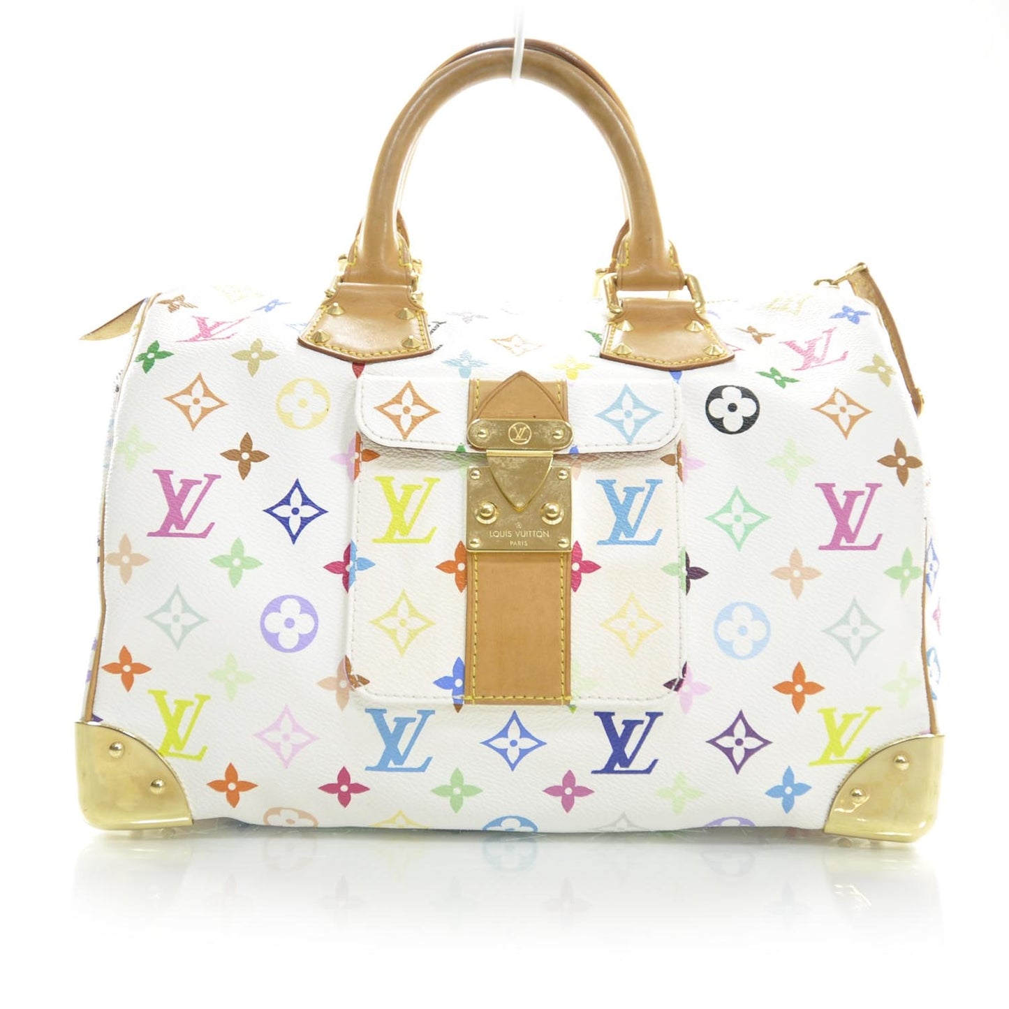 Monogram Multicolor Speedy 30 White