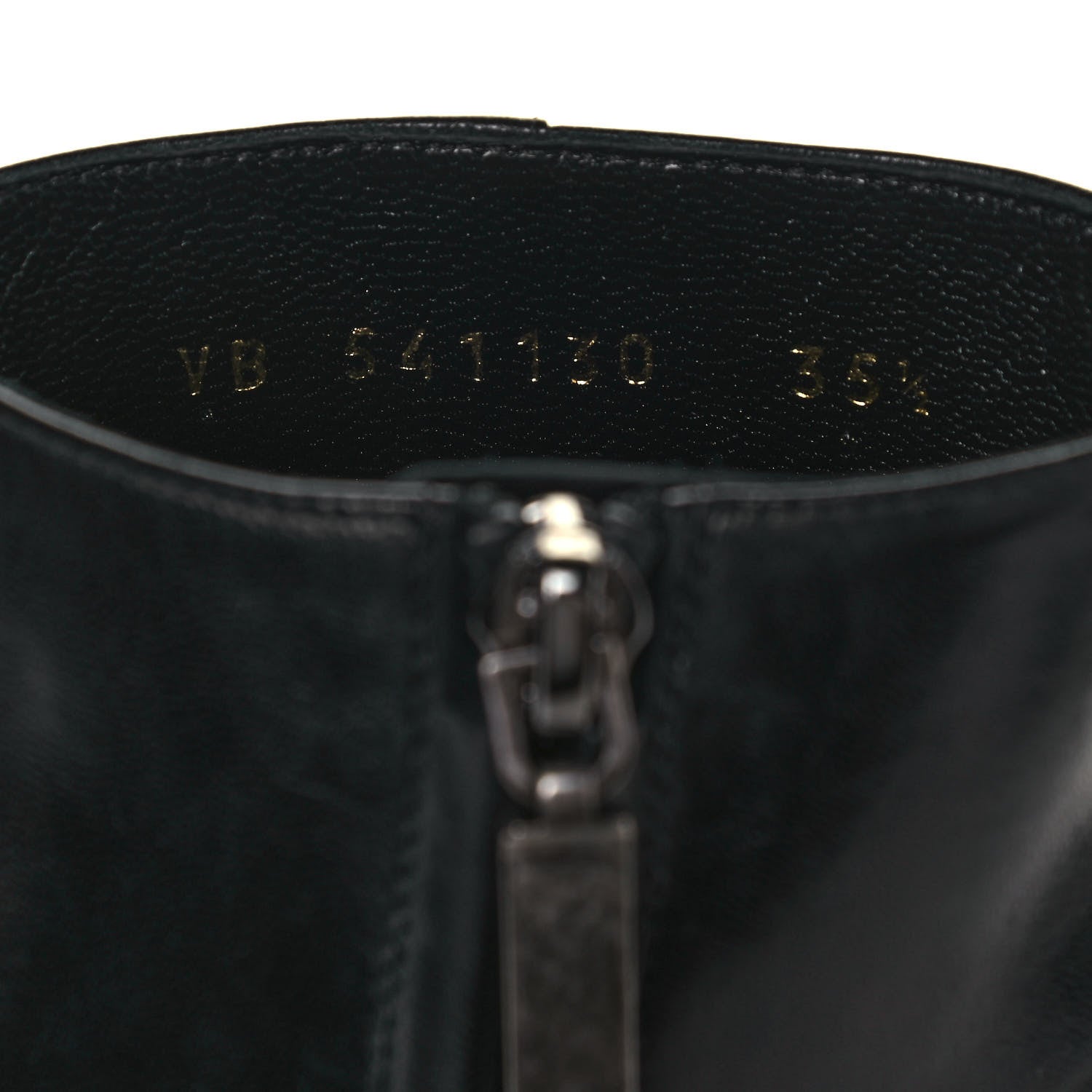 Saint Laurent Calfskin Loulou 70 Ankle Boots 35.5 Black 7 of 9