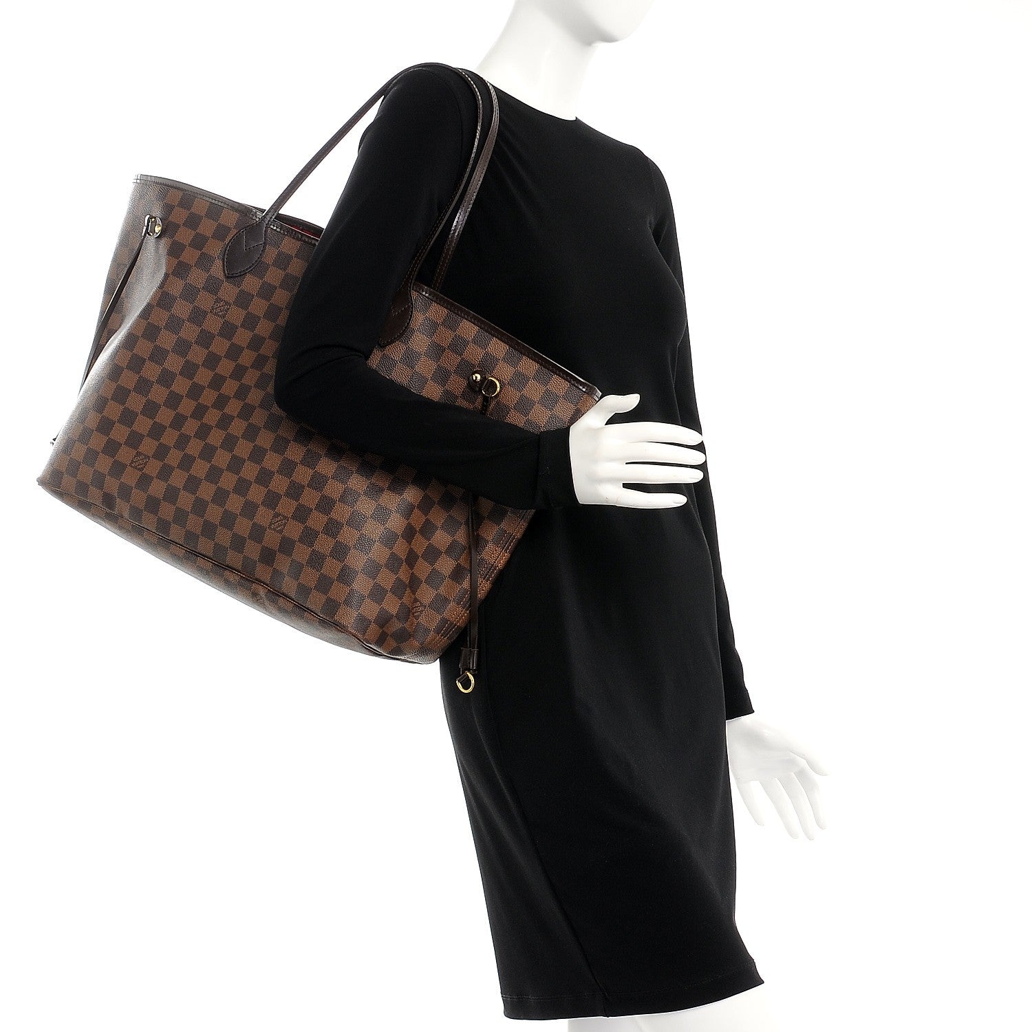 Louis Vuitton Damier Ebene Neverfull GM 2 of 15