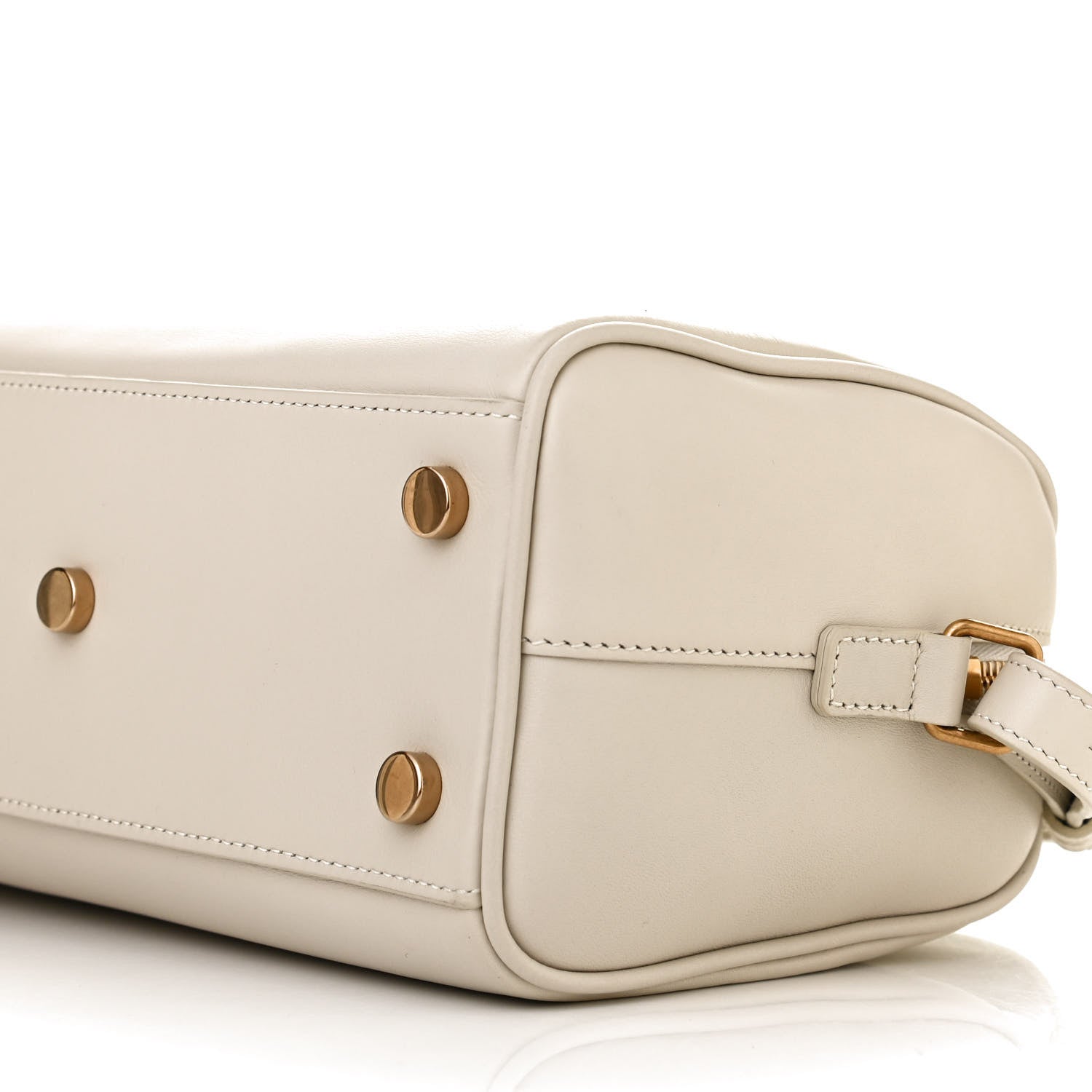Saint Laurent Calfskin Classic Baby Duffle Dove White 10 of 12
