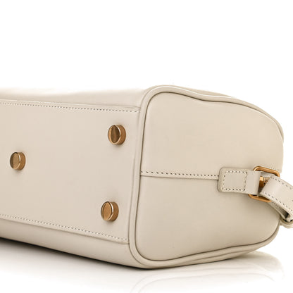 Saint Laurent Calfskin Classic Baby Duffle Dove White 10 of 12