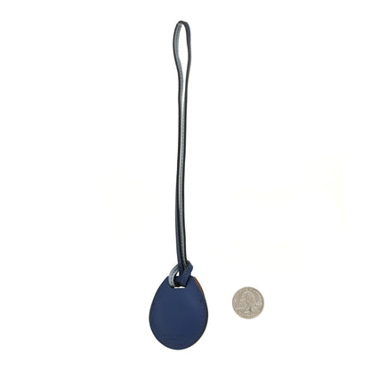 Hermes Swift Apple AirTag Bag Charm Bleu Saphir Bleu Lin 2 of 3