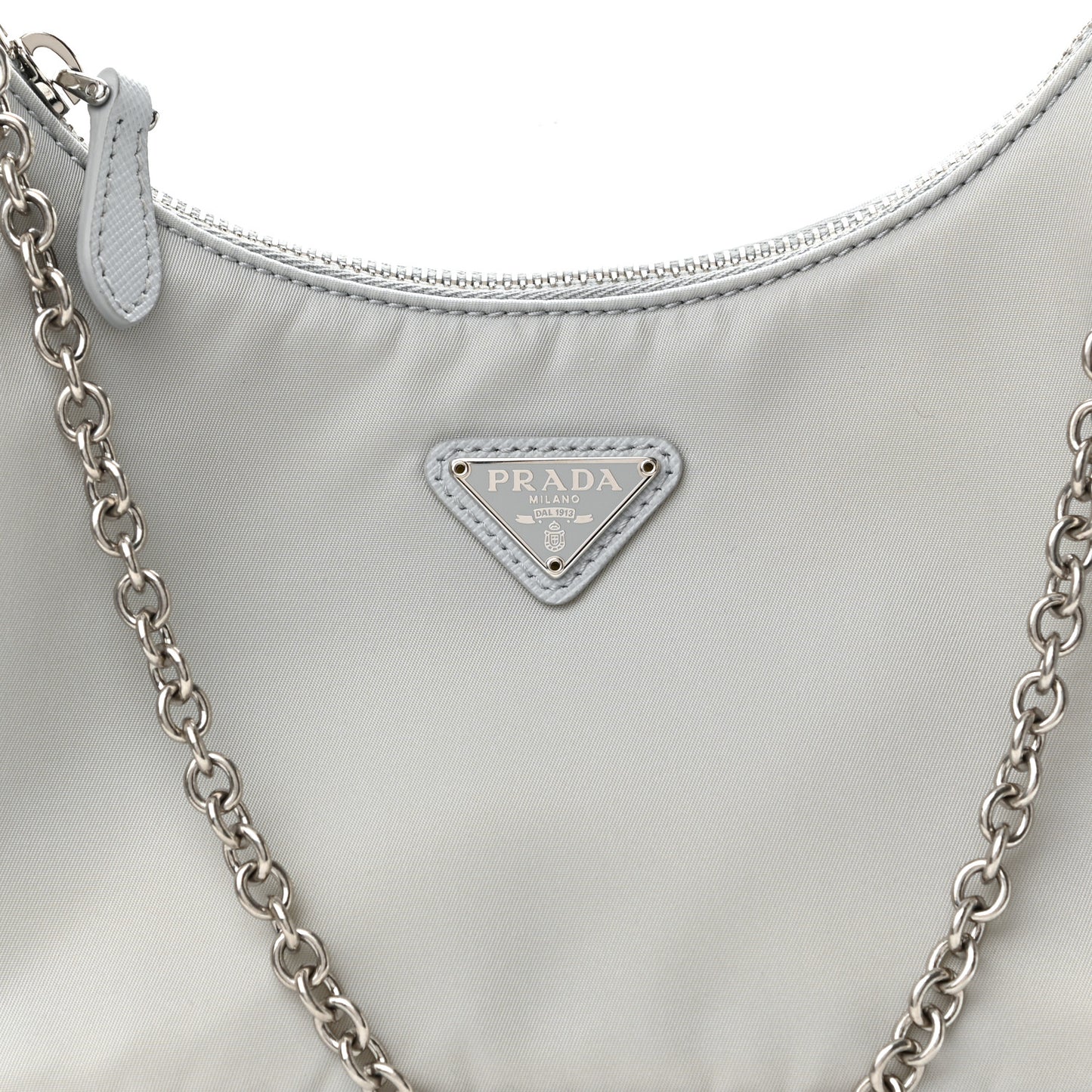 Re-Nylon Saffiano Re-Edition 2005 Shoulder Bag Fiordaliso