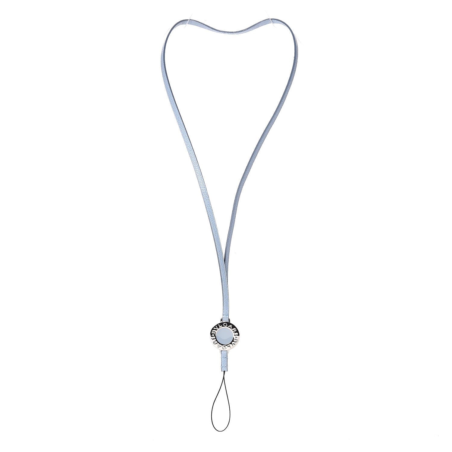 Bulgari Calfskin Lanyard Blue 3 of 5