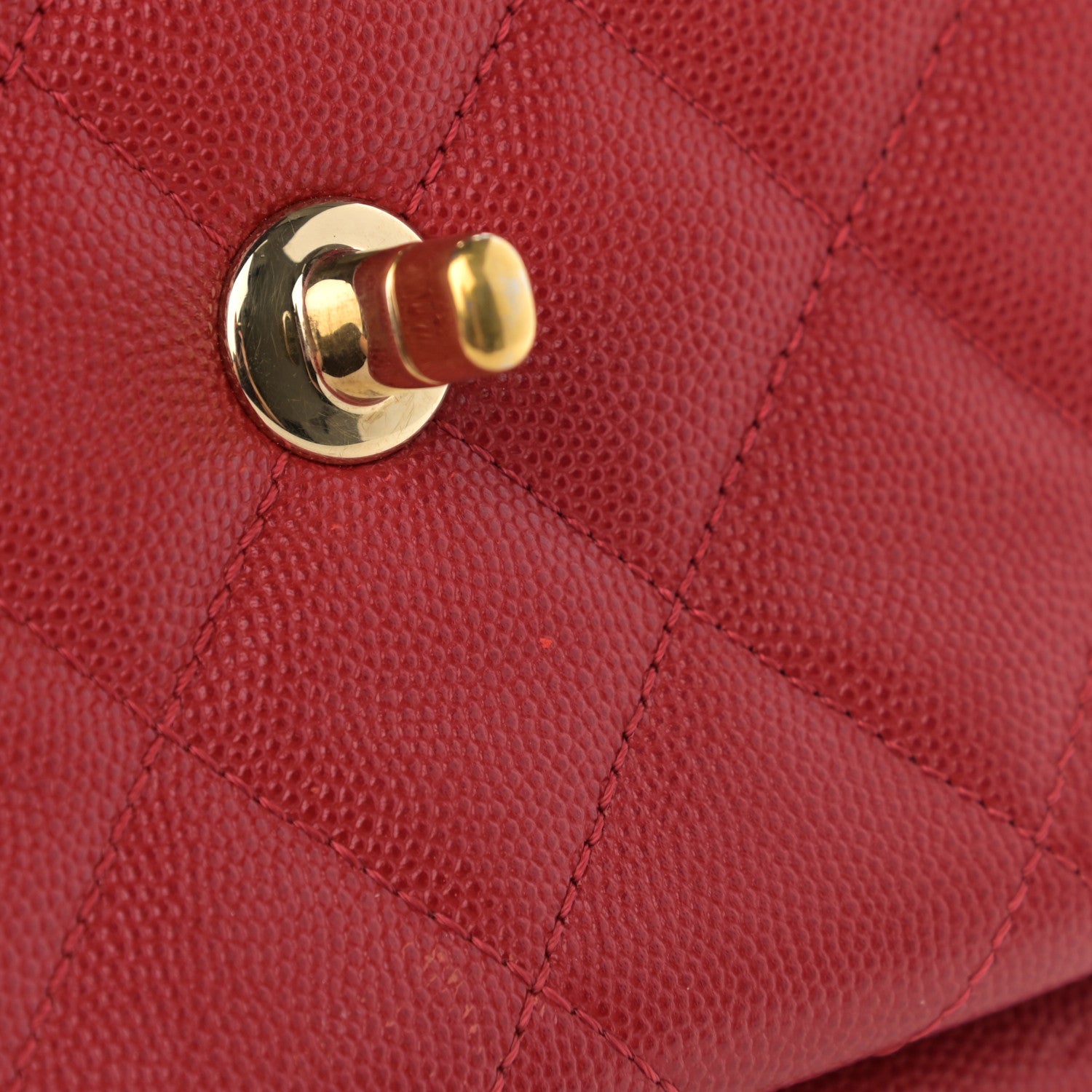 Chanel Caviar Quilted Small Business Affinity Flap Red 14 of 14