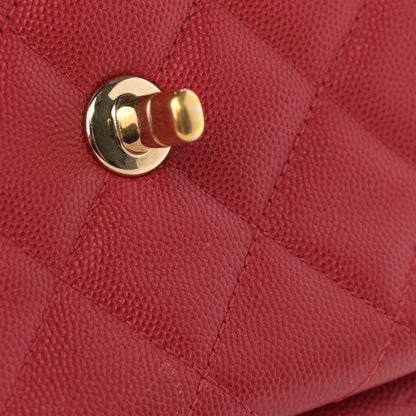 Chanel Caviar Quilted Small Business Affinity Flap Red 14 of 14