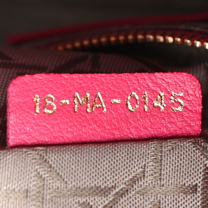Christian Dior Lambskin Cannage Mini Lady Dior Fuchsia 7 of 9