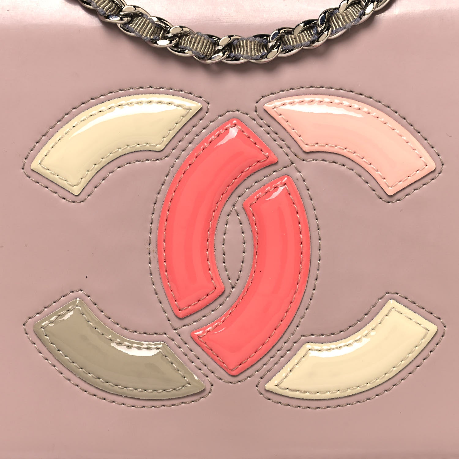 Chanel Vinyl Lipstick Flap Dark Beige 8 of 18