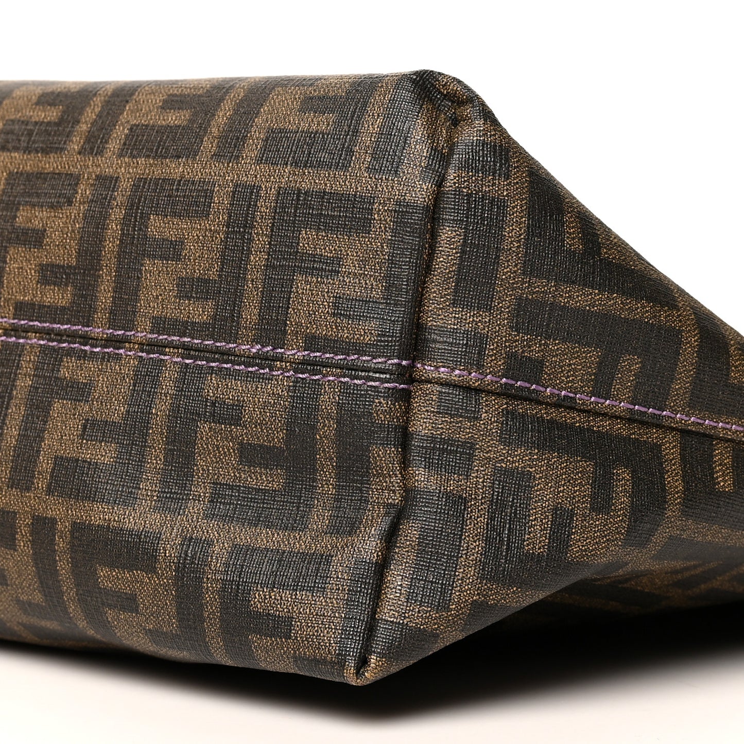 Zucca Spalmati Small Roll Tote Tobacco Viola