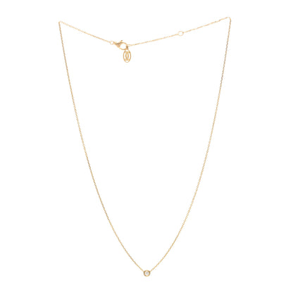 Cartier 18K Yellow Gold Diamond XS D'Amour Pendant Necklace 3 of 8
