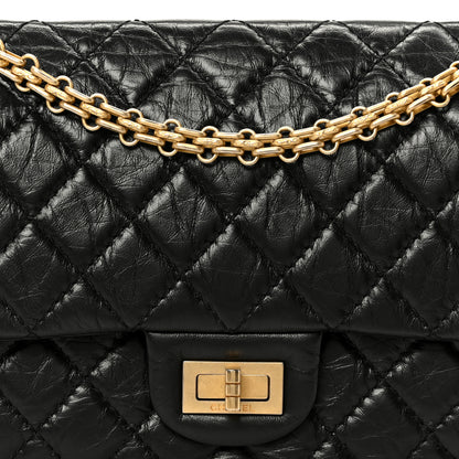 Chanel Aged Calfskin Quilted 2.55 Reissue 225 Flap Black 8 of 10