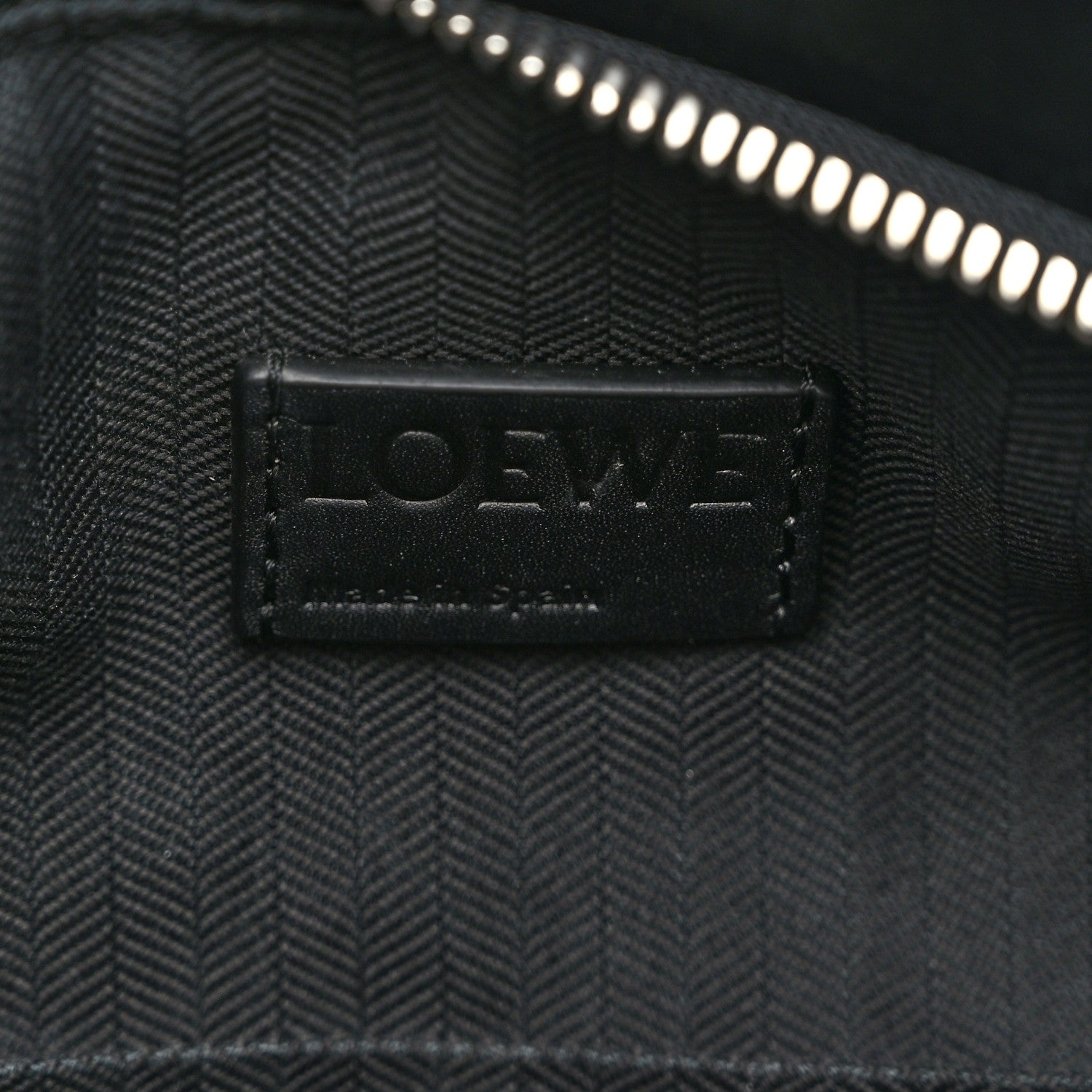 Loewe Satin Calfskin Small Puzzle Bag Black 6 of 10