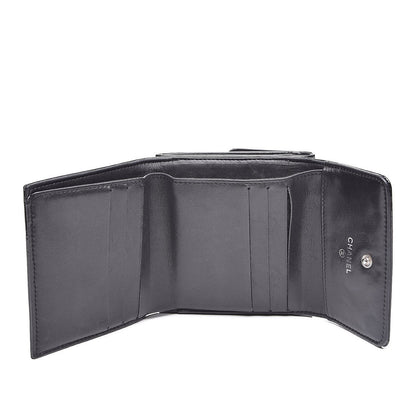 Chanel Patent Calfskin Lucky Symbols Double Sided Wallet Black 8 of 9