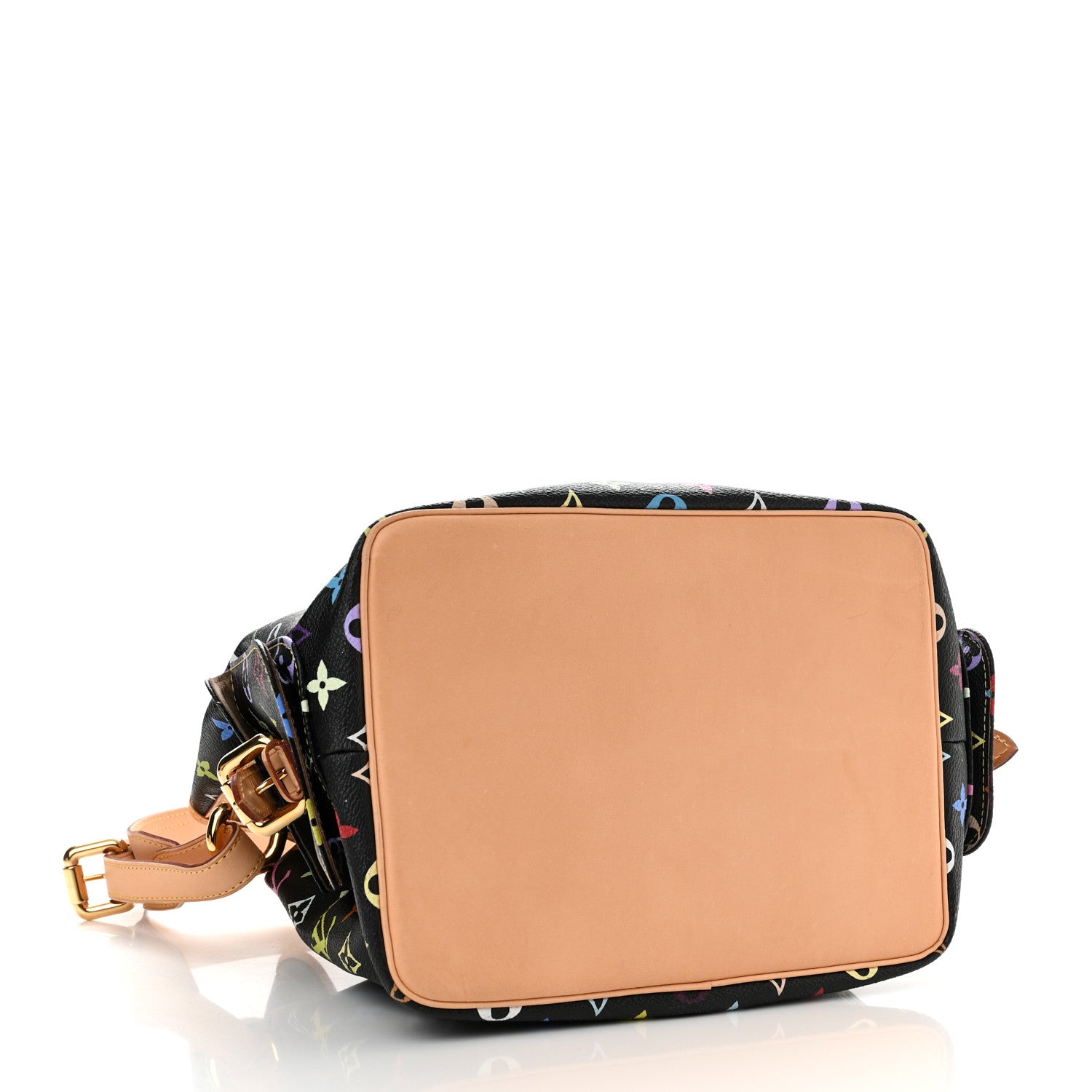 Louis Vuitton Monogram Multicolor Petit Noe Black 4 of 12