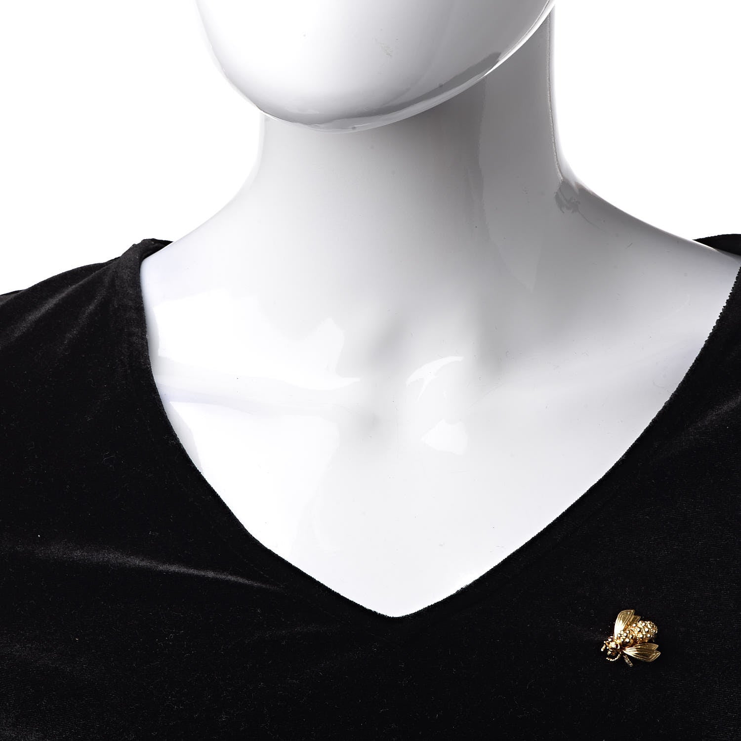Tiffany 18K Yellow Gold Ruby Bee Pin Brooch 2 of 4