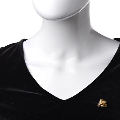 Tiffany 18K Yellow Gold Ruby Bee Pin Brooch 2 of 4