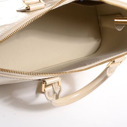 Louis Vuitton Vernis Alma PM Blanc Corail 5 of 8