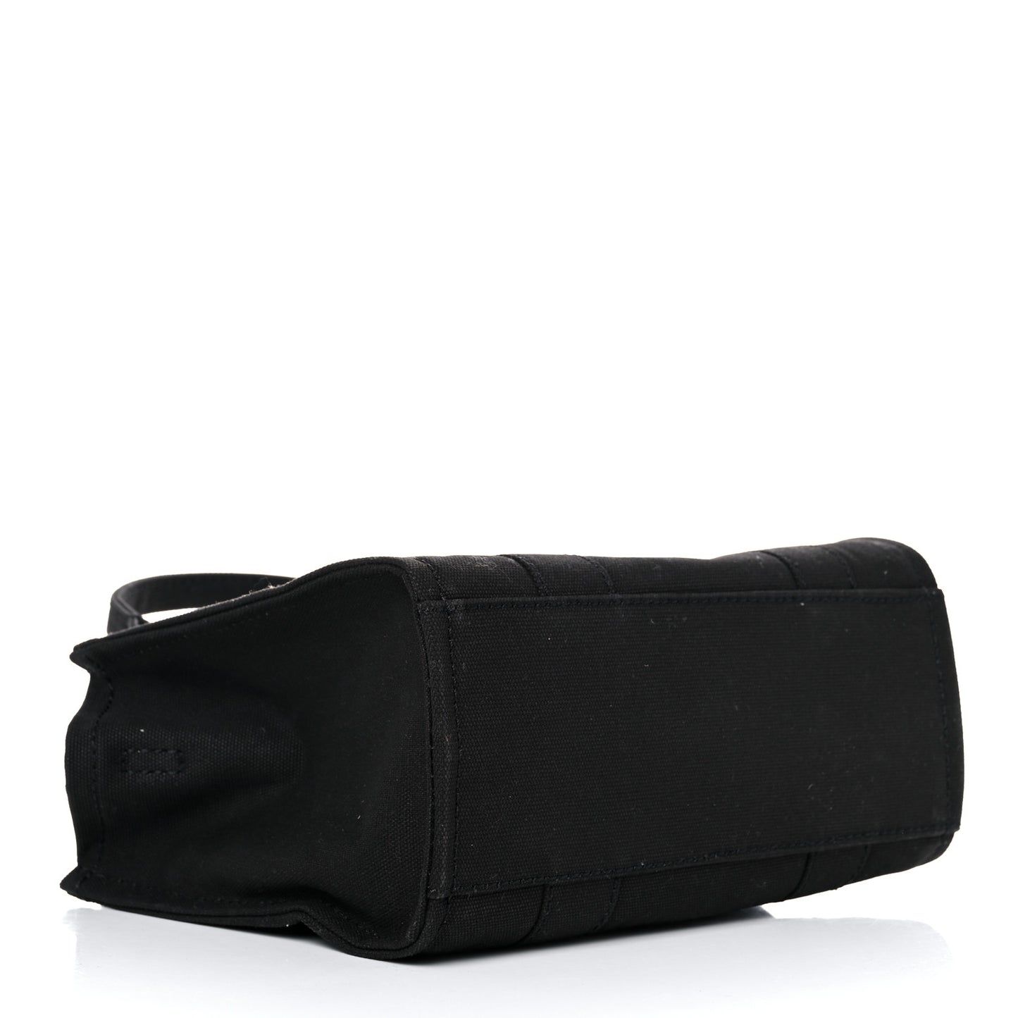 Cotton Canvas Mini The Traveler Tote Bag Black