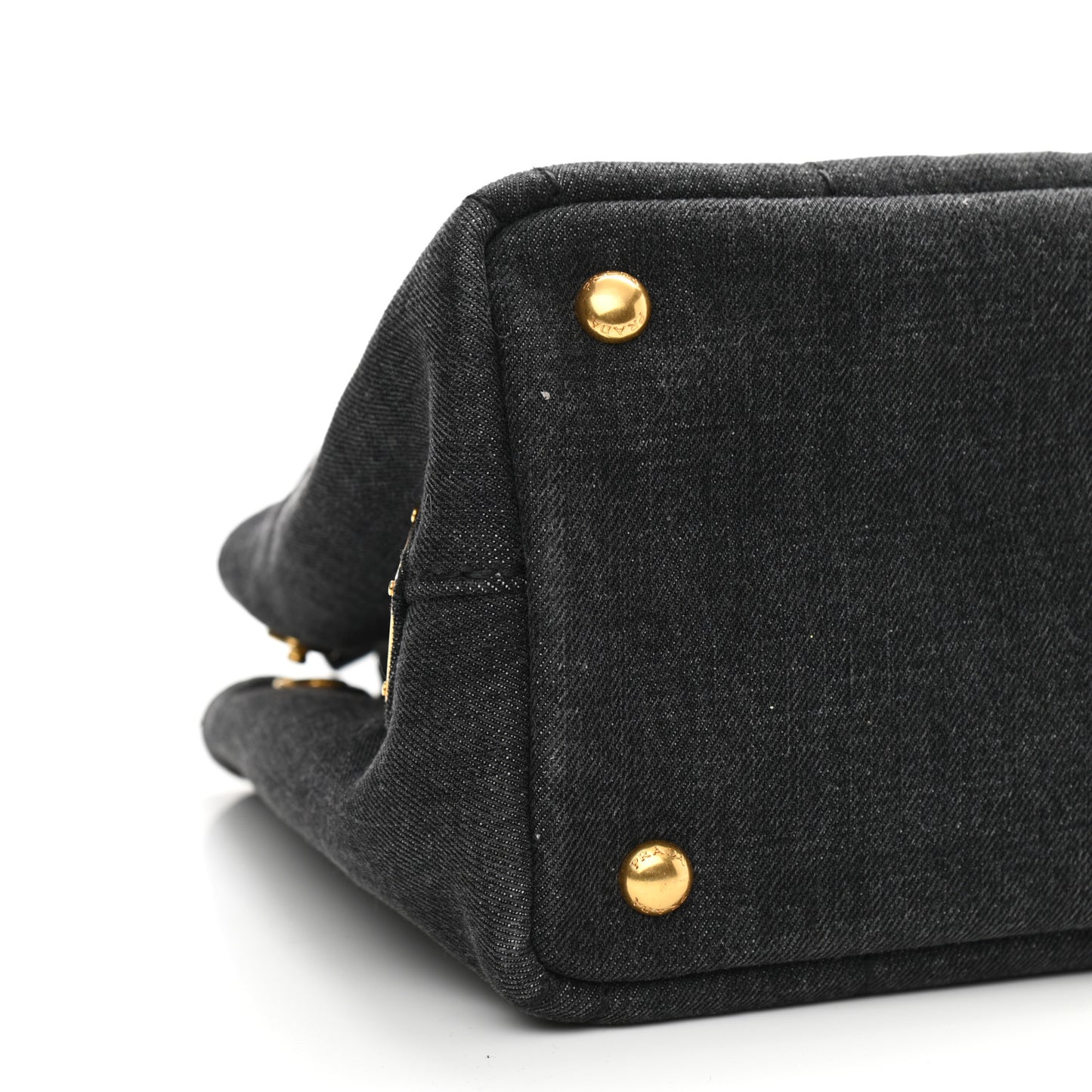 Denim Small Logo Tote Black