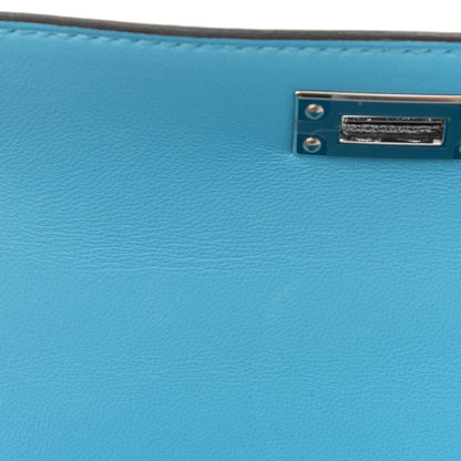 Hermes Epsom Mini Kelly Sellier 20 Celeste 12 of 13