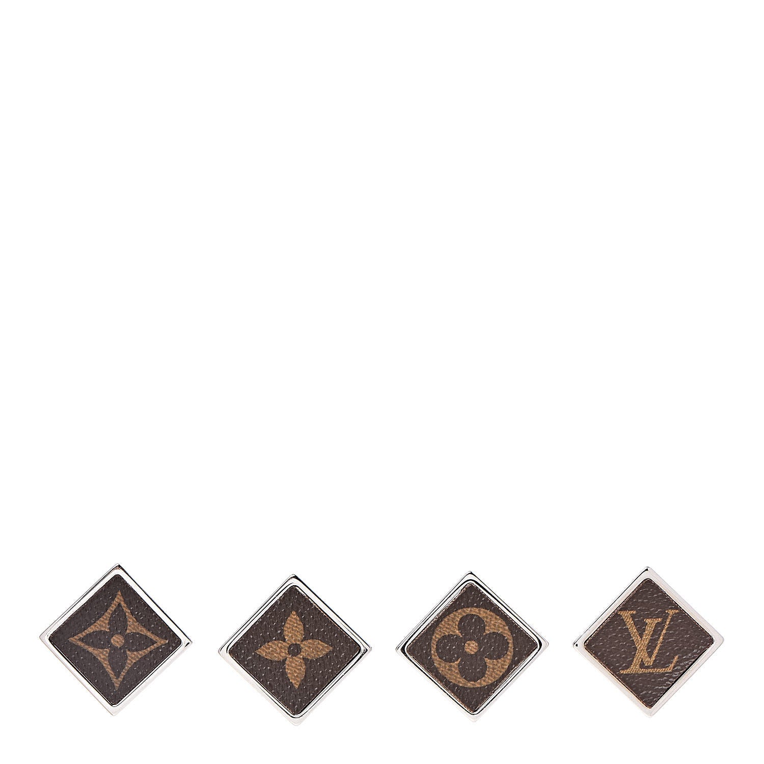Louis Vuitton Monogram Canvas Pin Set 1 of 7