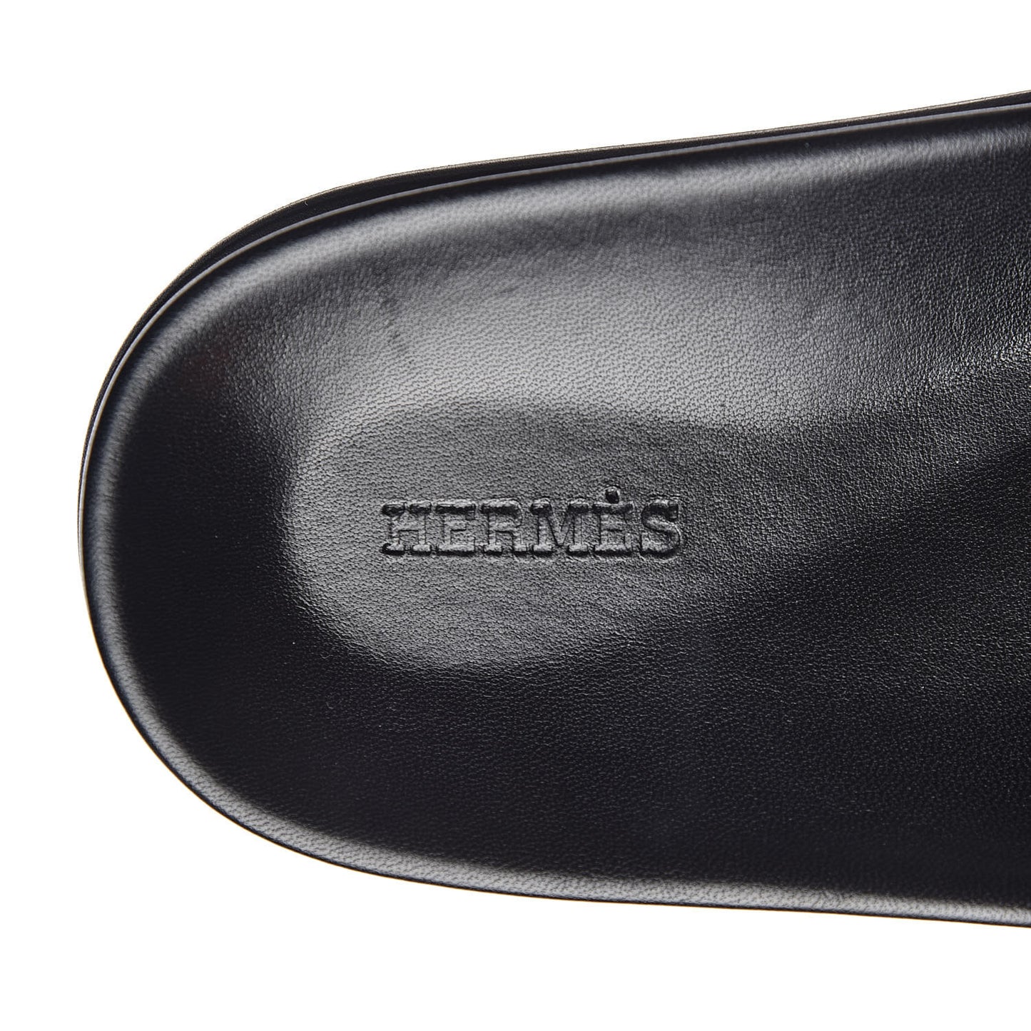 Calfskin Mens Vigo Sandals 45 Black