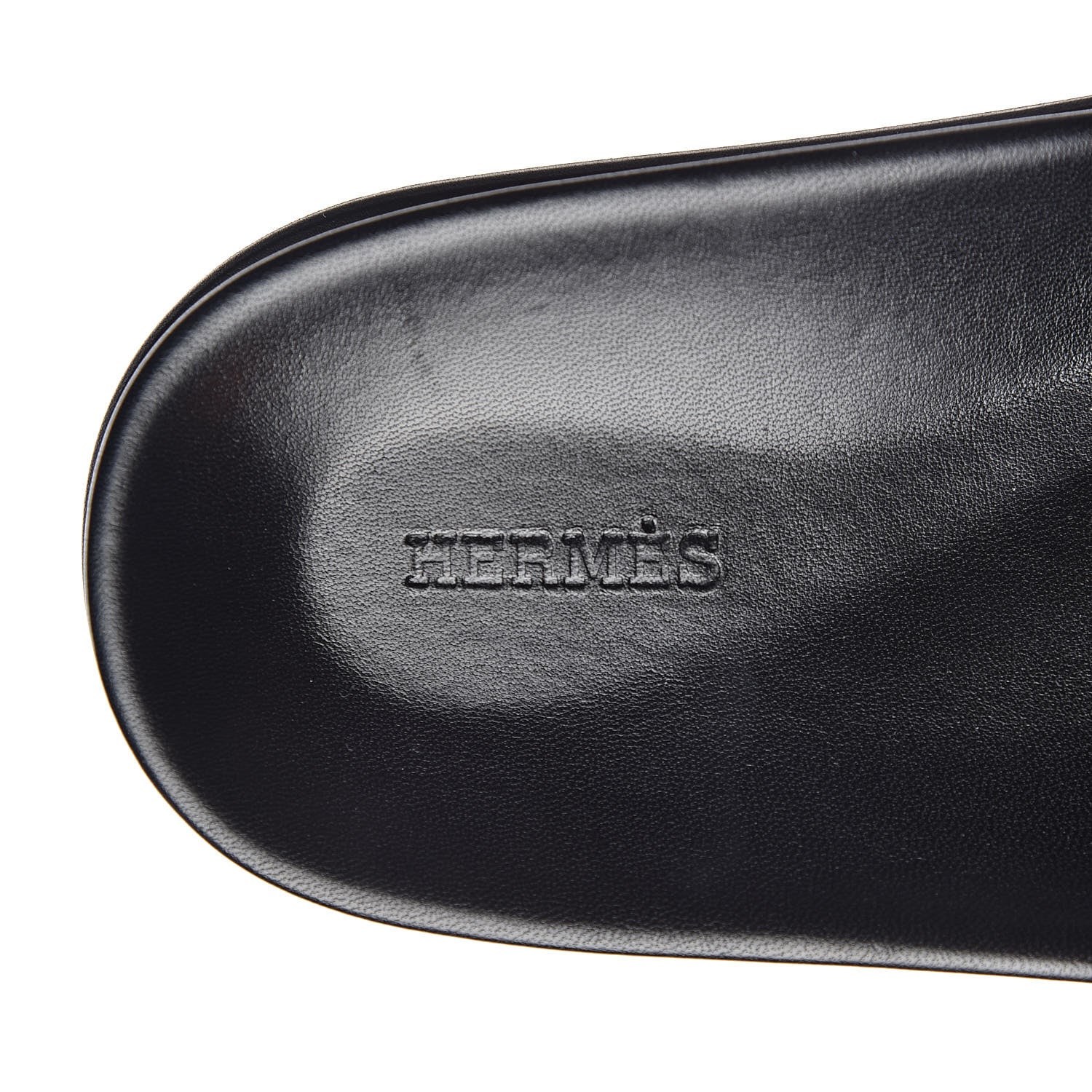 Hermes Calfskin Mens Vigo Sandals 45 Black 6 of 9