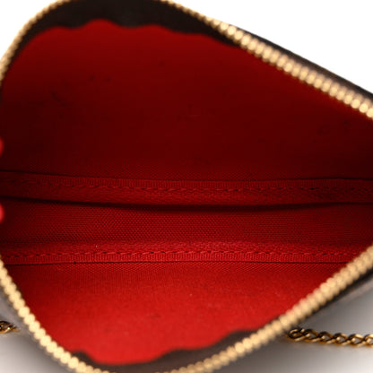 Louis Vuitton Damier Ebene Mini Pochette Accessories 5 of 7