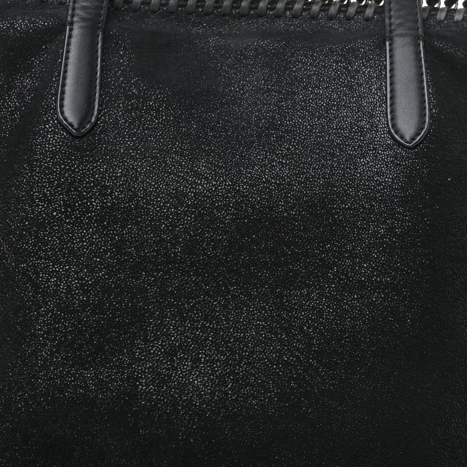 Stella McCartney Shaggy Deer Falabella East West Shopper Tote Black 7 of 11