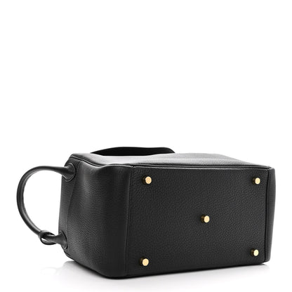 Hermes Taurillon Clemence Lindy 30 Black 4 of 10