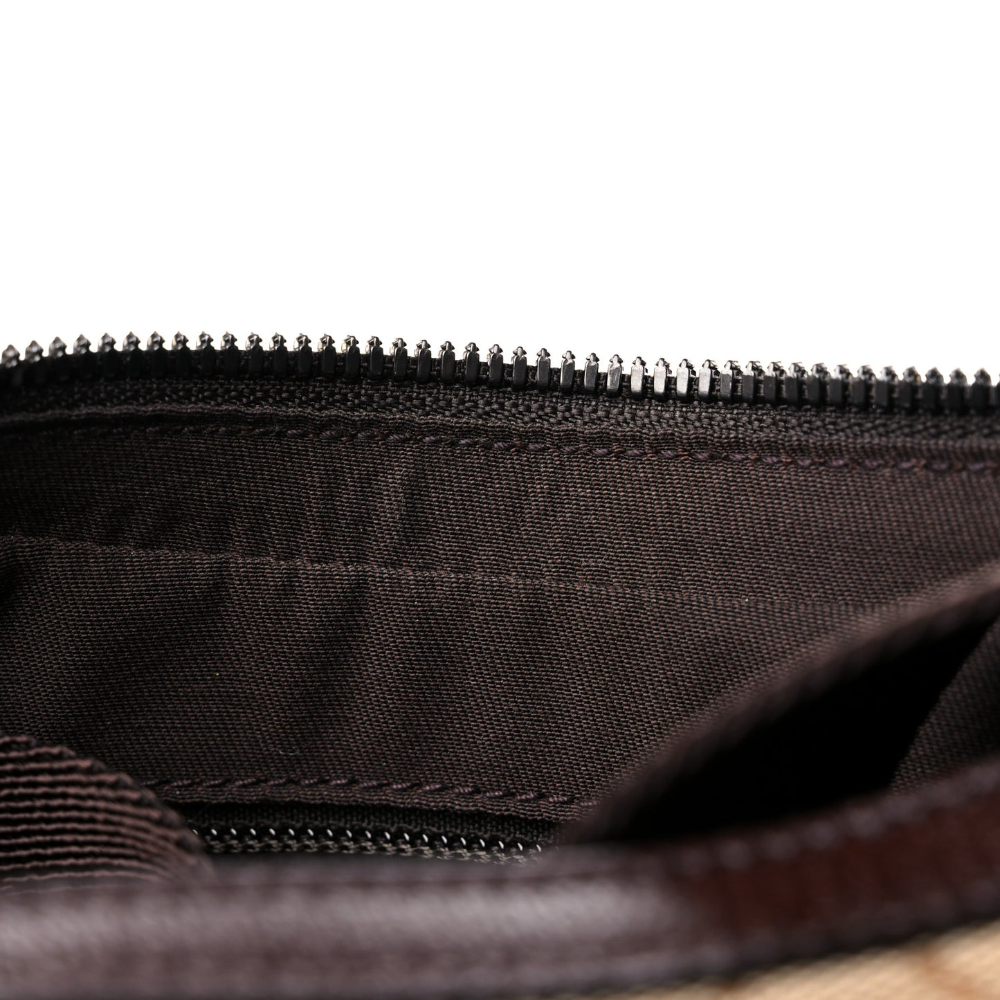 Monogram Medium Half Moon Hobo Dark Brown