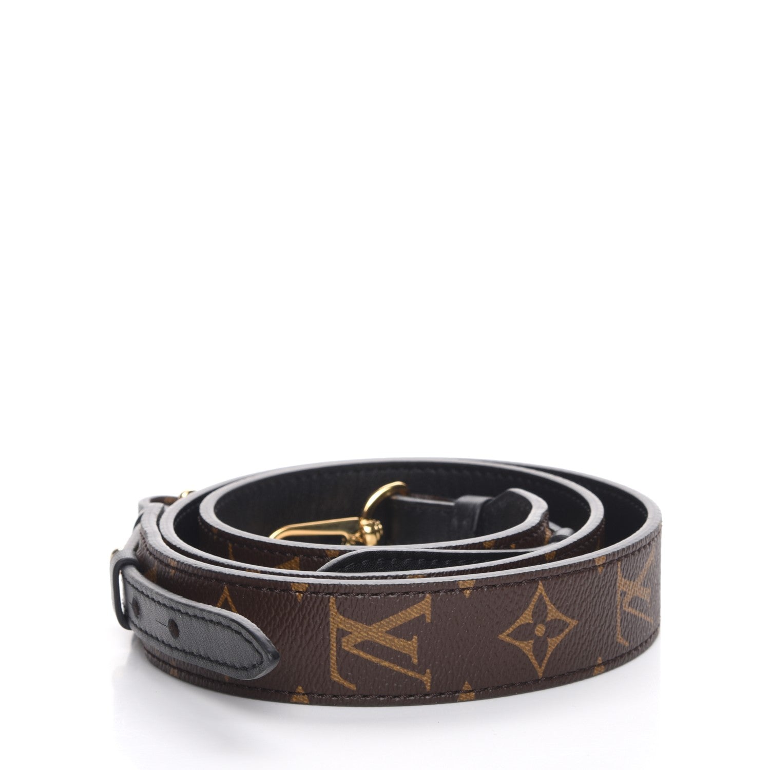 Louis Vuitton Monogram Bandouliere Shoulder Strap XL Black 2 of 7