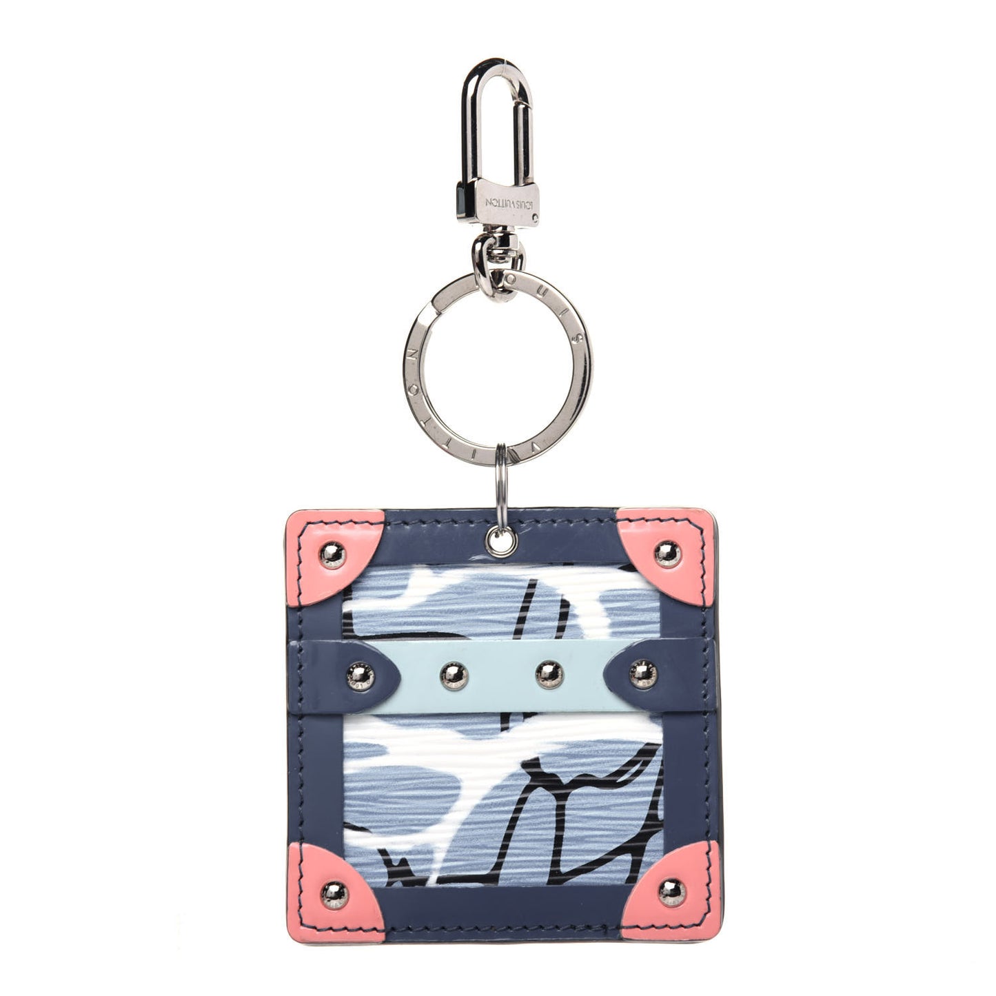 Epi Trunk Bag Charm Aqua
