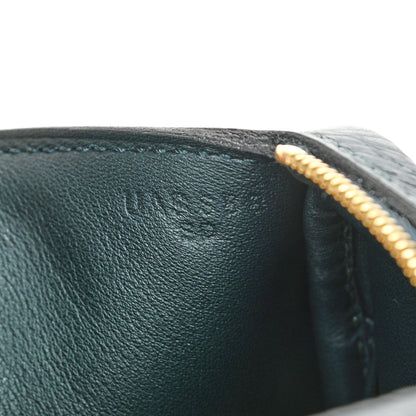Hermes Taurillon Clemence Mini Lindy 20 Vert Cypress 7 of 10