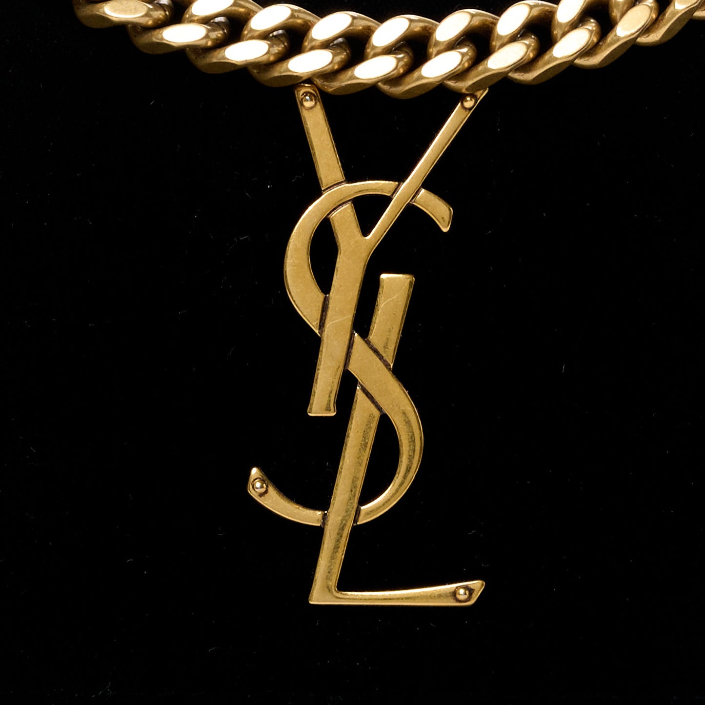 Velvet Small Monogram Sunset Black