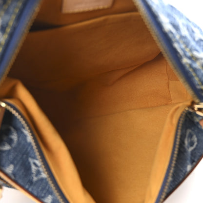 Louis Vuitton Monogram Denim Baggy PM Blue 5 of 9